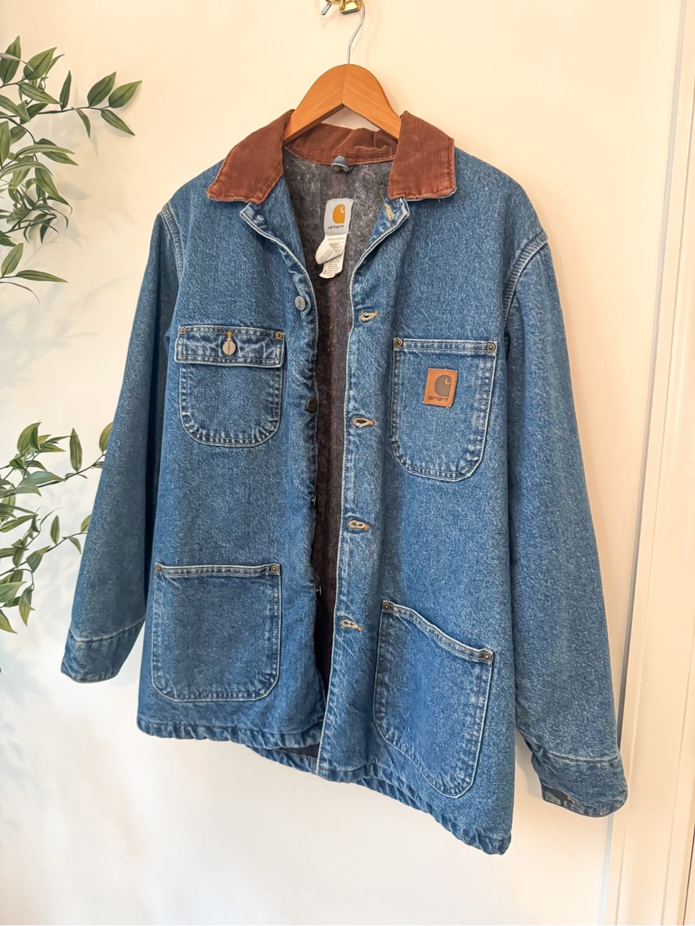 Vintage Carhartt Denim Chore Jacket - Picture 3 of 6